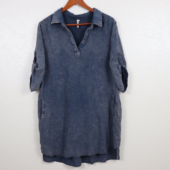 Mittoshop | Distressed Pocket Shift Dress